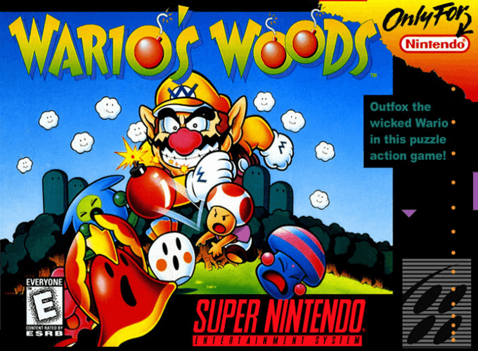 Wario's Woods box art