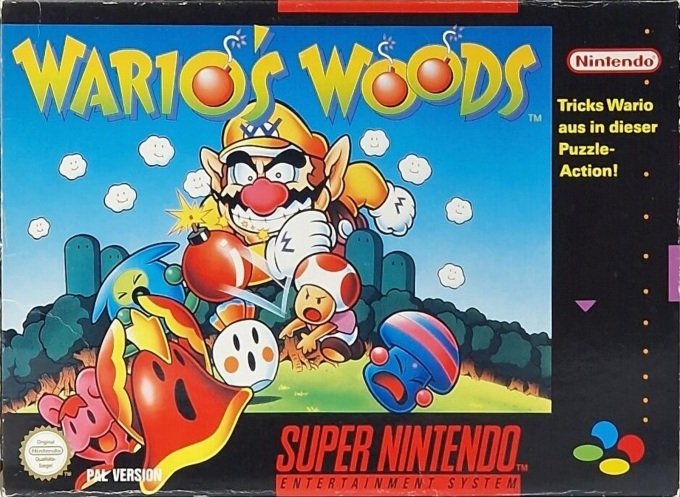 Wario's Woods — box-2D (DE)