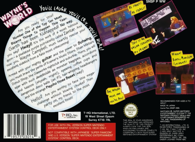 Wayne's World — box-2D-back (EU)