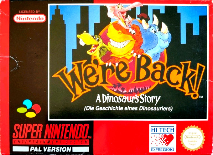 We're Back! - A Dinosaur's Story — box-2D (DE)
