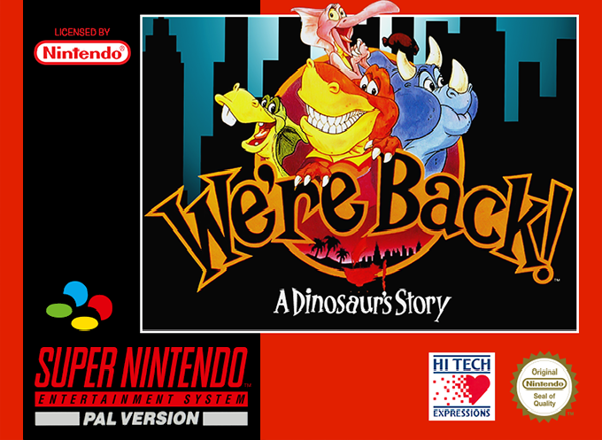We're Back! - A Dinosaur's Story — box-2D (EU)