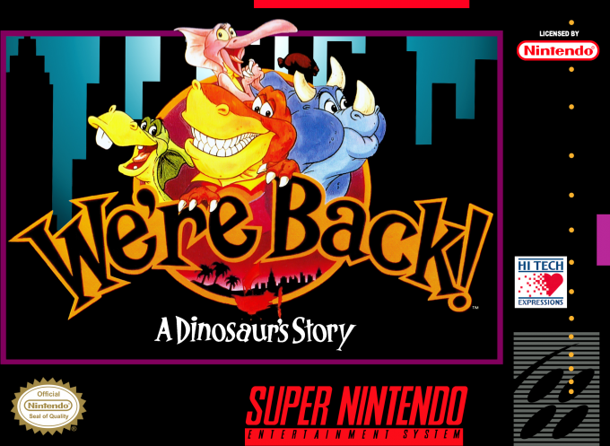 We're Back! - A Dinosaur's Story box art