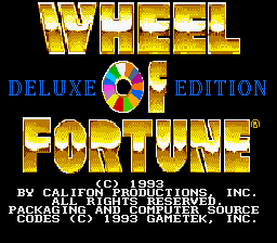 Wheel Of Fortune - Deluxe Edition — sstitle (WOR)