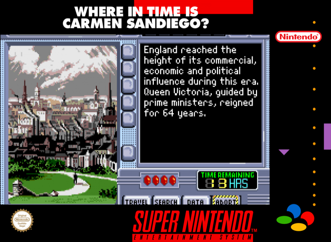 Where In Time Is Carmen Sandiego ? — box-2D (SS)
