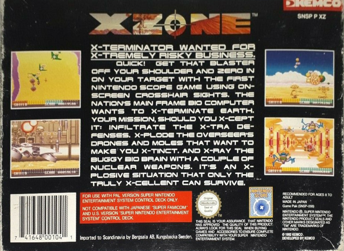 X-zone — box-2D-back (EU)