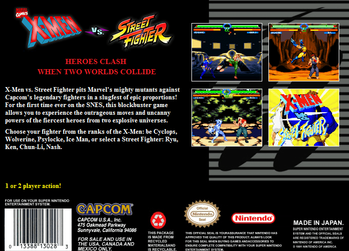 X-Men vs. Street Fighter — box-2D-back (US)