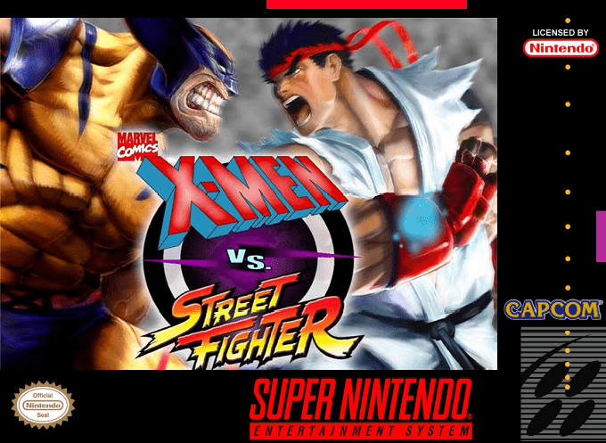 X-Men vs. Street Fighter box art