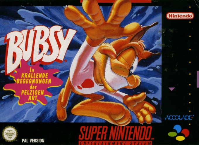 Bubsy In - Claws Encounters Of The Furred Kind — box-2D (DE)