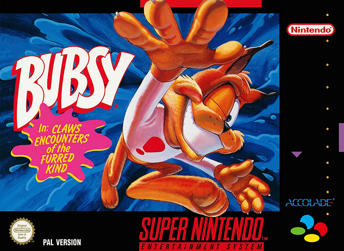 Bubsy In - Claws Encounters Of The Furred Kind — box-2D (SP)