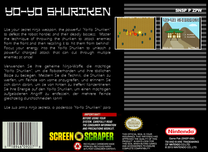 Yo-Yo Shuriken — box-2D-back (SS)