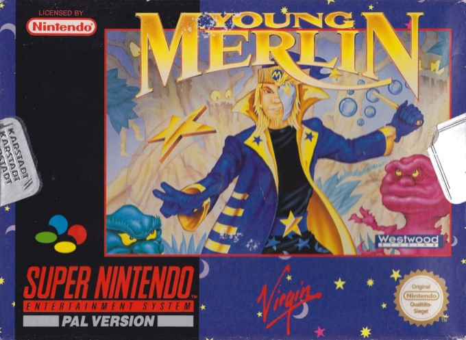 Young Merlin — box-2D (DE)