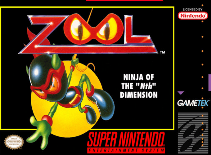 Zool - Ninja of the “Nth” Dimension box art