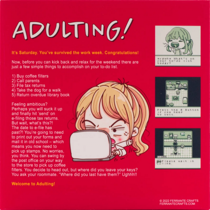 Adulting! — box-2D-back (WOR)