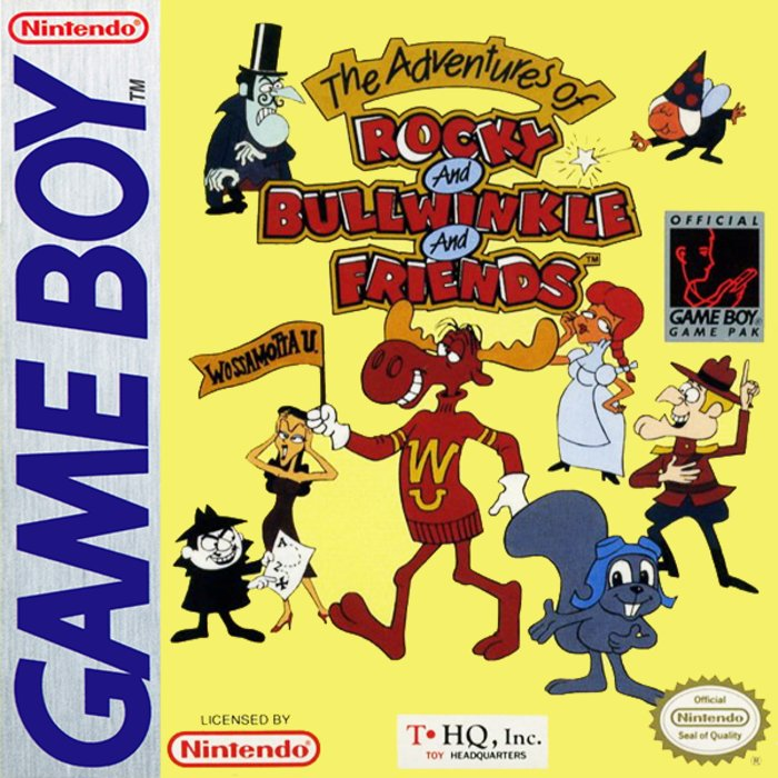 Adventures Of Rocky And Bullwinkle And Friends, The box art