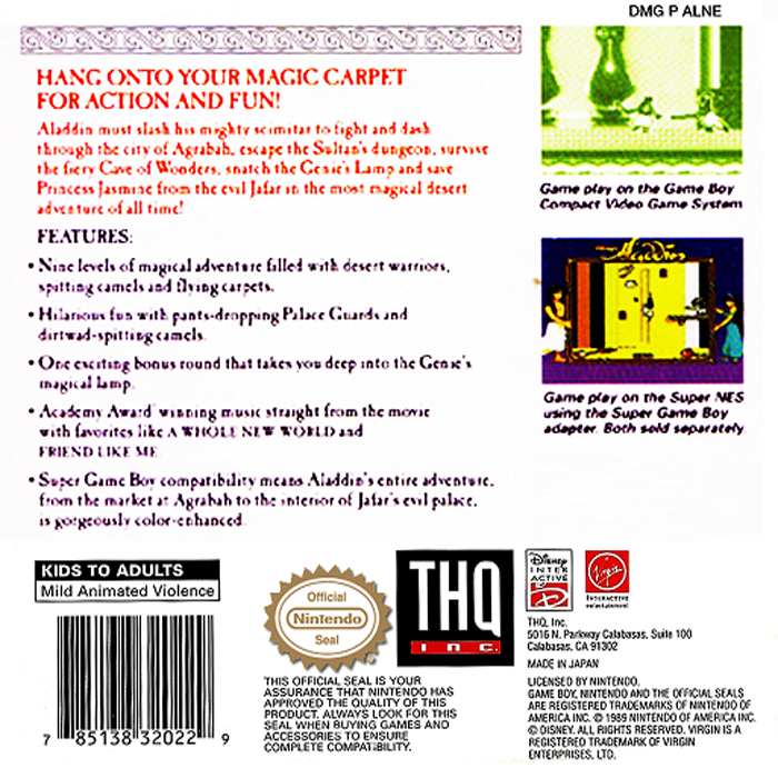 Aladdin — box-2D-back (US)