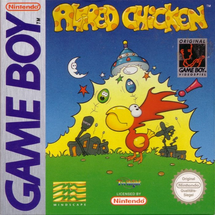 Alfred Chicken — box-2D (DE)