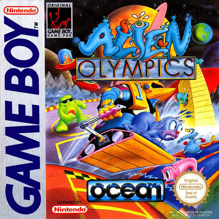 Alien Olympics box art