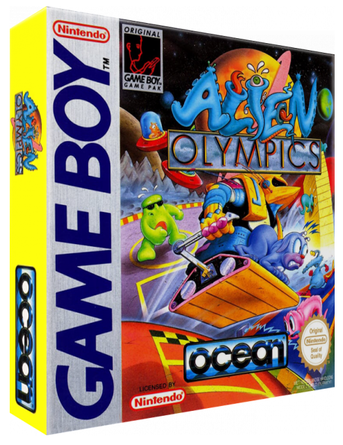 Alien Olympics — box-3D (EU)