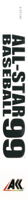 All-star Baseball 99 — box-2D-side (US)