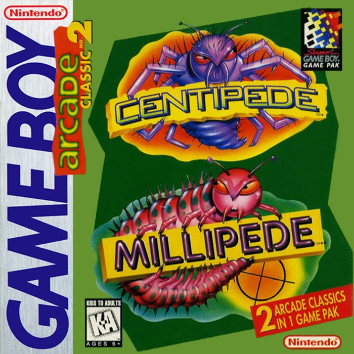 Arcade Classic No. 2 - Centipede And Millipede box art