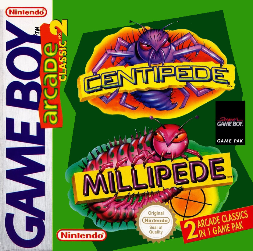 Arcade Classic No. 2 - Centipede And Millipede — box-2D (EU)