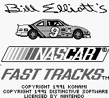 Bill Elliott's Nascar Fast Tracks — sstitle (WOR)