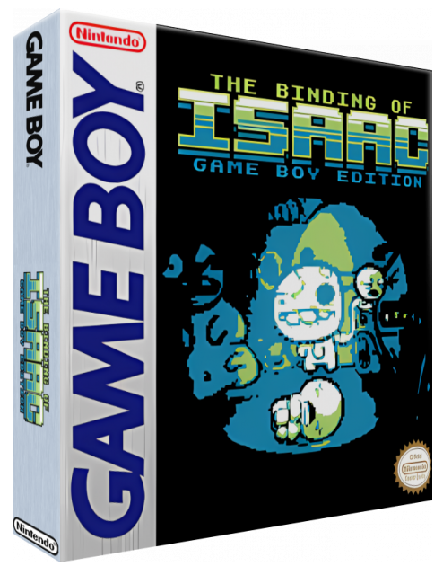 The Binding Of Isaac: Game Boy Edition — box-3D (WOR)