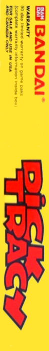 Dick Tracy — box-2D-side (US)