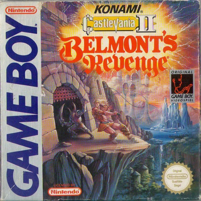 Castlevania 2 - Belmont's Revenge — box-2D (DE)