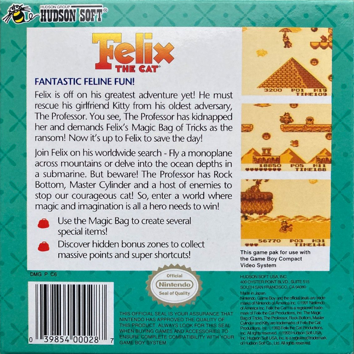 Felix the Cat — box-2D-back (US)