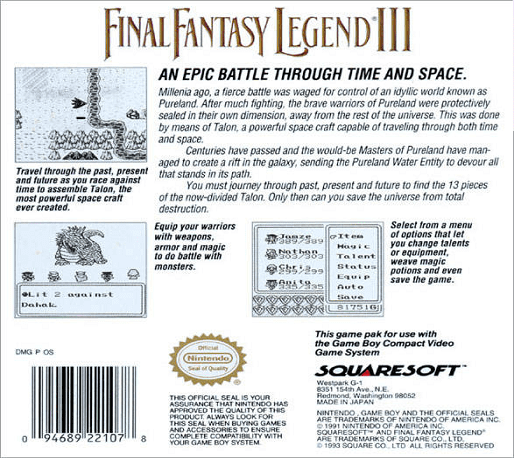 Final Fantasy Legend 3 — box-2D-back (US)