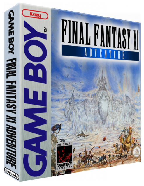 Final Fantasy XI Adventure — box-3D (WOR)