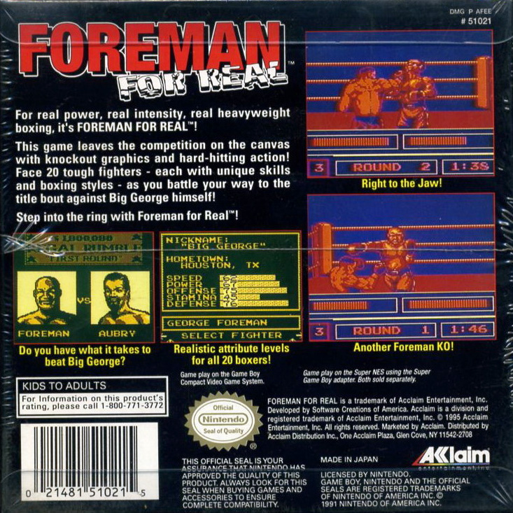 Foreman for Real — box-2D-back (US)