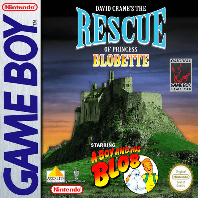 David Crane's The Rescue of Princess Blobette — box-2D (EU)