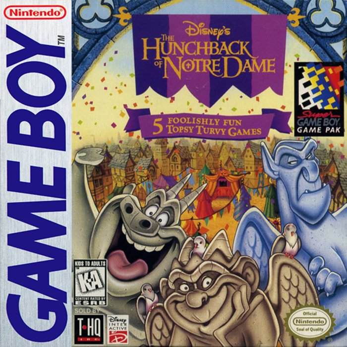 The Hunchback of Notre Dame : 5 Foolishly Fun Tops box art