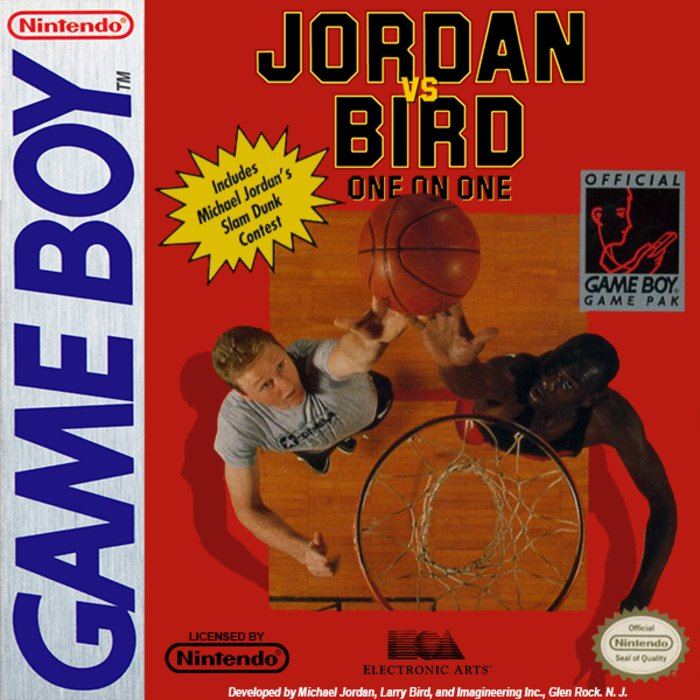 Jordan Vs Bird - One On One box art
