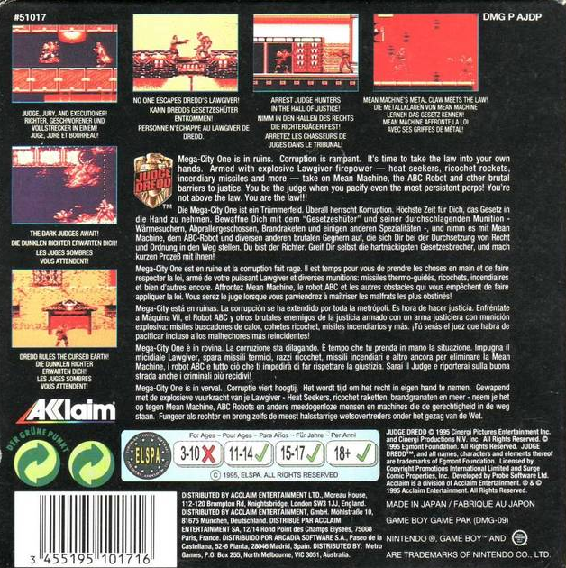 Judge Dredd — box-2D-back (EU)