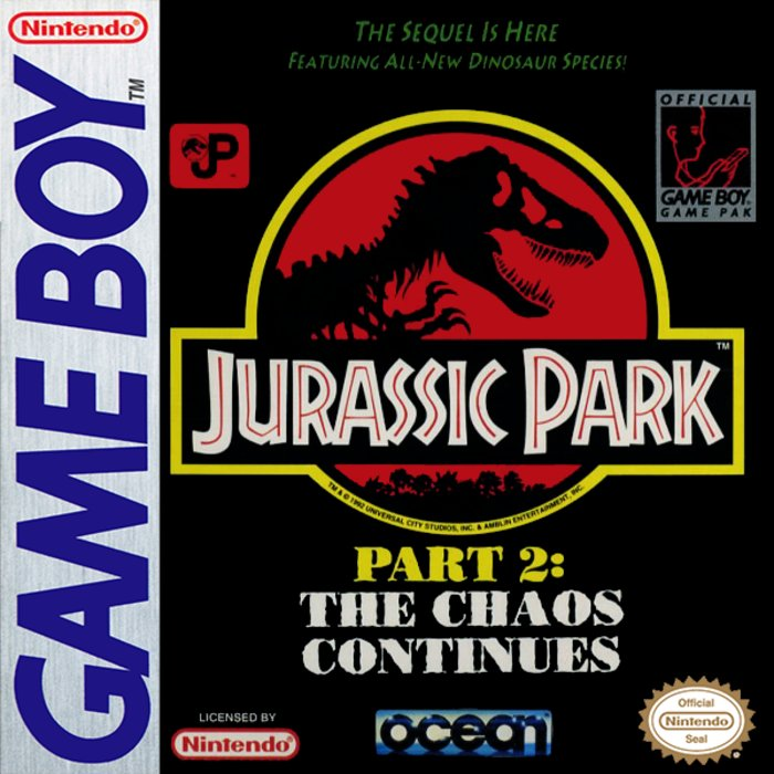 Jurassic Park Part 2 : The Chaos Continues box art