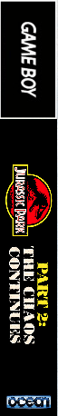 Jurassic Park Part 2 : The Chaos Continues — box-2D-side (EU)