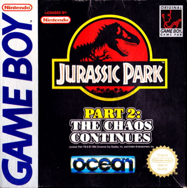 Jurassic Park Part 2 : The Chaos Continues — box-2D (EU)