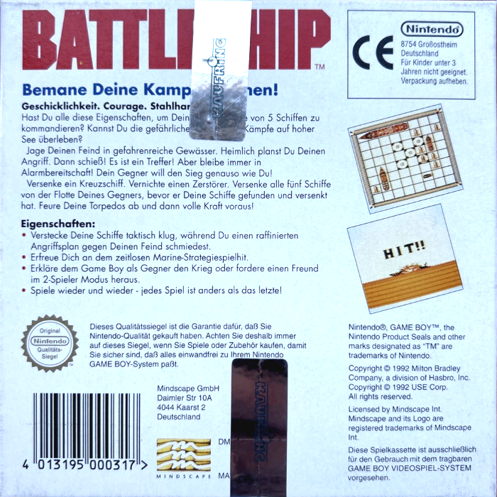 Battleship — box-2D-back (DE)