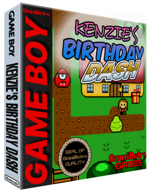 Kenzie's Birthday Dash — box-3D (WOR)