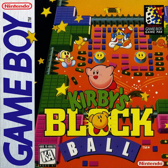 Kirby's Block Ball box art
