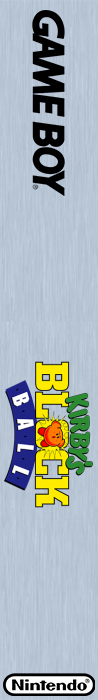 Kirby's Block Ball — box-2D-side (DE)