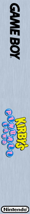 Kirby's Pinball Land — box-2D-side (DE)