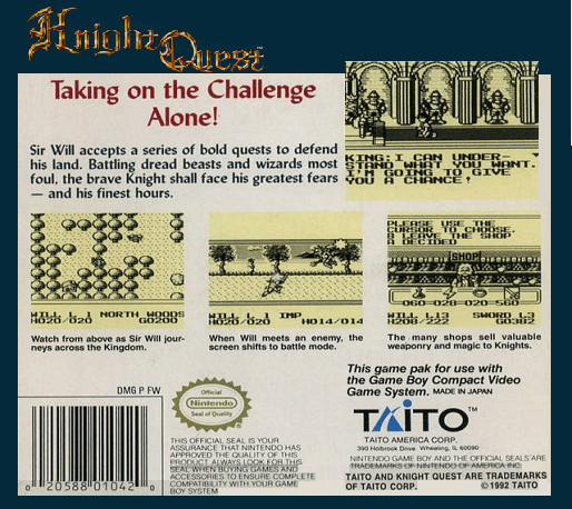 Knight Quest — box-2D-back (US)