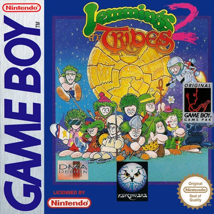 Lemmings 2 - The Tribes — box-2D (EU)