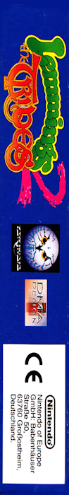 Lemmings 2 - The Tribes — box-2D-side (EU)