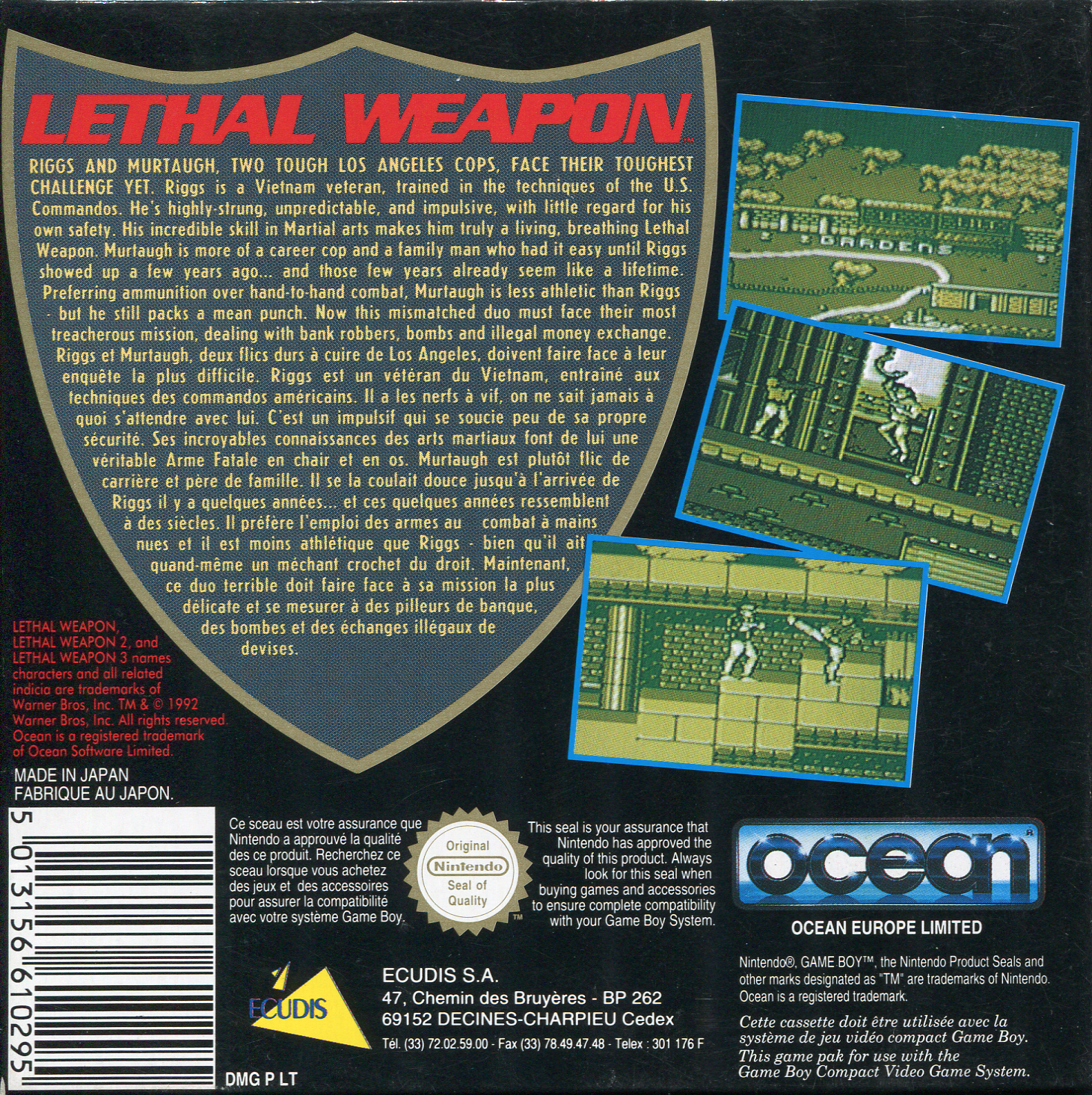 Lethal Weapon — box-2D-back (EU)