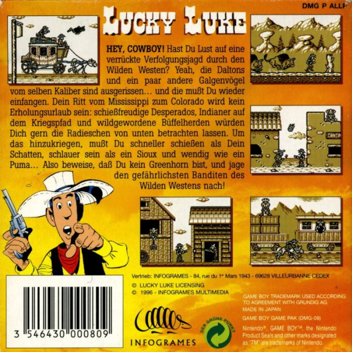 Lucky Luke — box-2D-back (DE)